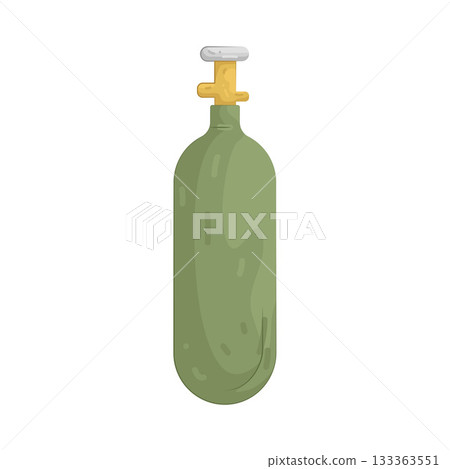 Illustration of oxygen tank 133363551