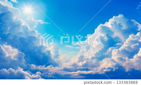 壯麗的景象，積雨雲鋪滿天空 133363868