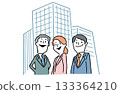 Company employee illustration 133364210