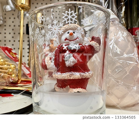 New Year's snowman toy 133364505