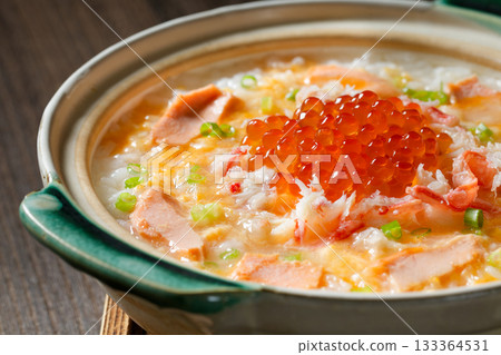 Seafood risotto 133364531