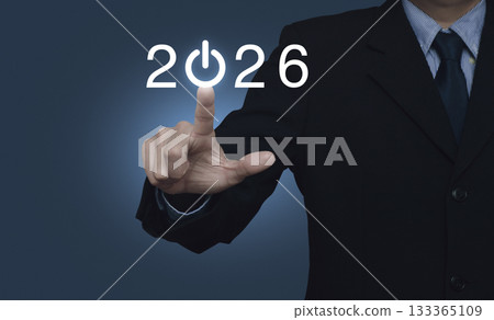 Business happy new year 2026 success concept Business happy new year 2026 success concept 133365109