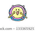 微笑著的彩色鼓 133365925