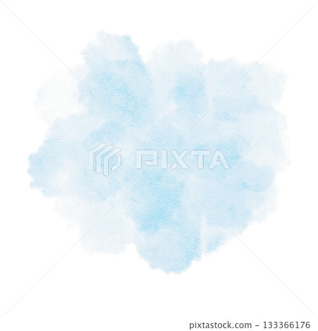 Soft blue cloud-like texture rendered as a watercolor illustration provides a gentle backdrop. Hand-drawn element for invitations, scrapbooking pages, digital papers, and baby shower designs Soft blue cloud-like texture rendered as a watercolor illustration provides a gentle backdrop. Hand-drawn element for invitations, scrapbooking pages, digital papers, and baby shower designs 133366176