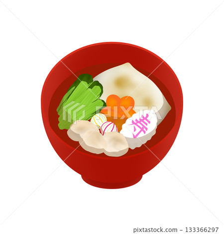 New Year's _ Zoni illustration 133366297