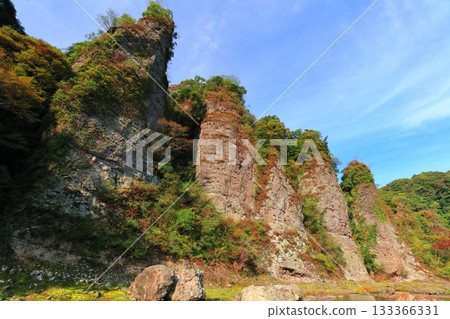 【大分縣】鍋山（三宮視角）的秋葉 133366331