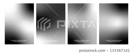 Abstract gradient poster collection. Vector illustration Abstract gradient poster collection. Vector illustration 133367181