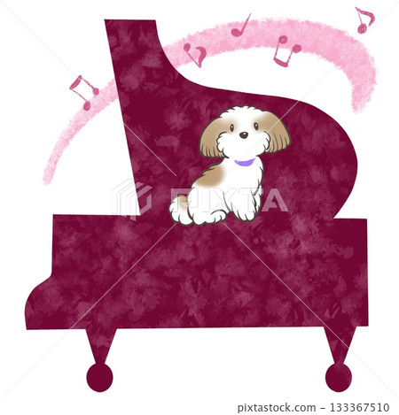 鋼琴和狗 133367510