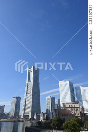 Yokohama Minato Mirai 21 and autumn scenery Yokohama Minato Mirai 21 and autumn scenery 133367523