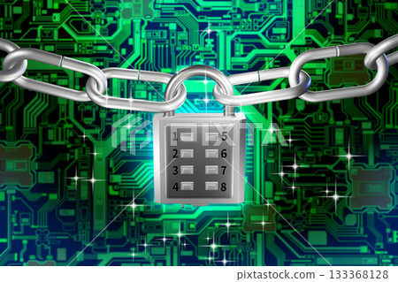 Cybersecurity image (cyber security information protection) 133368128