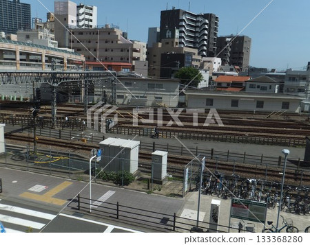 Sagami-Ono overpass and tracks Sagami-Ono overpass and tracks 133368280