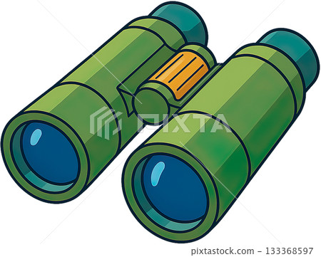 色彩鮮豔的露營裝備插圖 色彩鮮豔的露營裝備插圖 133368597