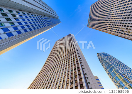 東京新宿區西新宿的城市景觀 133368996