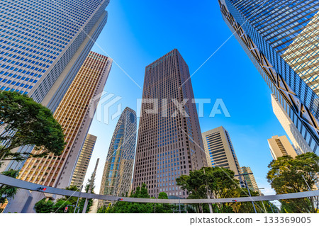 Urban landscape of Nishi-Shinjuku, Shinjuku Ward, Tokyo 133369005