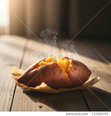 下午茶和烤地瓜 133369705