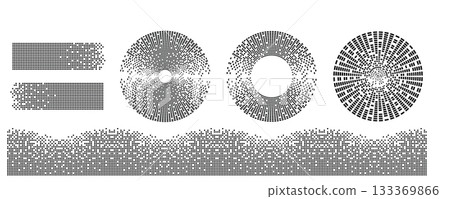 Pixel mosaic background, cube dots pattern Pixel mosaic background, cube dots pattern 133369866