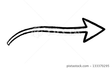 Curved Arrow Sketch Vector . Hand Drawn Arrow Icon Vector Curved Arrow Sketch Vector . Hand Drawn Arrow Icon Vector 133370295