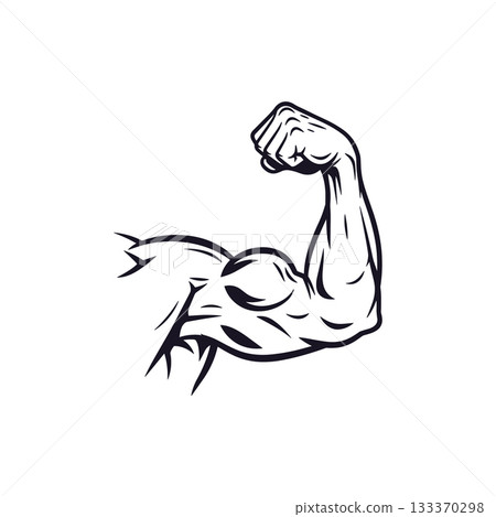 High Protein Stamp Vector . Nutrition Fitness Label Vector 133370298