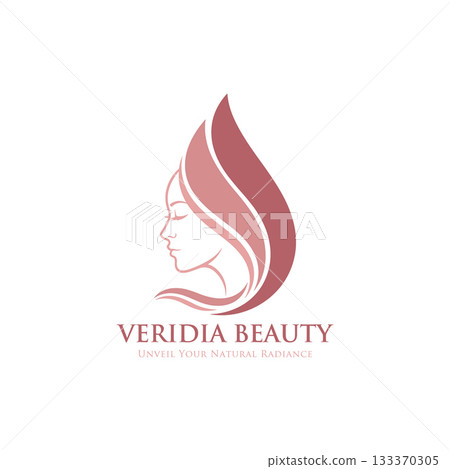 Beauty Lady Silhouette Vector . Female Hair Logo Vector Beauty Lady Silhouette Vector . Female Hair Logo Vector 133370305