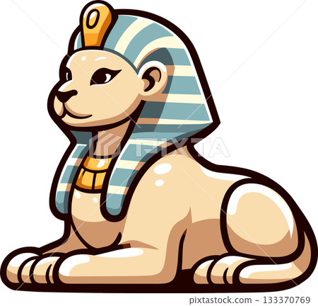 獅身人面像的插圖 獅身人面像的插圖 133370769