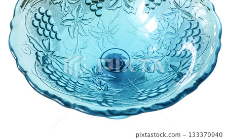 Blue crystal vase. Blue crystal vase. 133370940