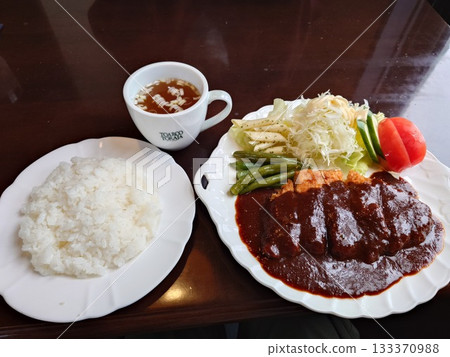 Pork cutlet set meal Pork cutlet set meal 133370988