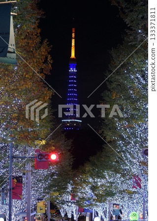 Indigo Tokyo Tower and Keyakizaka Illuminations November Minato Ward 2137 Indigo Tokyo Tower and Keyakizaka Illuminations 133371811
