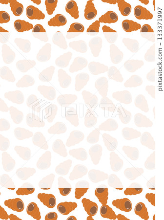 Chocolate cornet frame Chocolate cornet frame 133371997