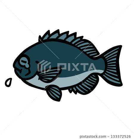 Illustration of a cute sad Gre Illustration of a cute sad Gre 133372526