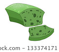 Illustration of matcha terrine (matcha sweets 14) 133374171
