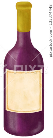 簡單的酒瓶插圖 簡單的酒瓶插圖 133374448