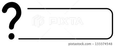 Question and exclamation marks with minimal frame design Question and exclamation marks with minimal frame design 133374548