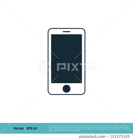 Smartphone Icon Vector Logo Template Illustration Design. Vector EPS 10. Smartphone Icon Vector Logo Template Illustration Design. Vector EPS 10. 133375105