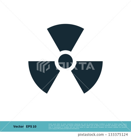 Radiation Hazard Sign Icon Vector Logo Template Illustration Design. Vector EPS 10. Radiation Hazard Sign Icon Vector Logo Template Illustration Design. Vector EPS 10. 133375124