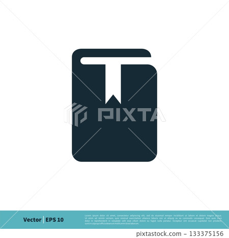 Book Agenda Icon Vector Logo Template Illustration Design. Vector EPS 10. 133375156