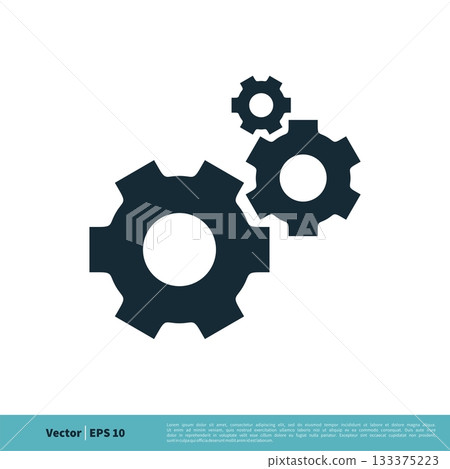 Gear Icon Vector Logo Template Illustration Design. Vector EPS 10. 133375223