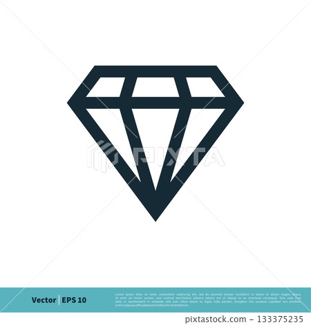 Diamond Icon Vector Logo Template Illustration Design. Vector EPS 10. Diamond Icon Vector Logo Template Illustration Design. Vector EPS 10. 133375235