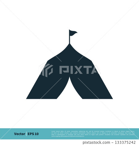Camp / Tent Icon Vector Logo Template Illustration Design. Vector EPS 10. Camp / Tent Icon Vector Logo Template Illustration Design. Vector EPS 10. 133375242