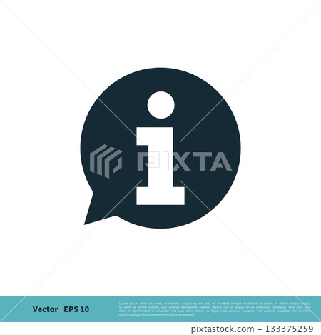 Information Sign Icon Vector Logo Template Illustration Design. Vector EPS 10. Information Sign Icon Vector Logo Template Illustration Design. Vector EPS 10. 133375259