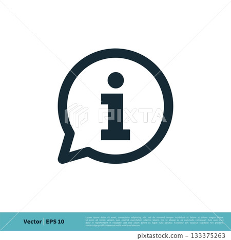 Information Sign Icon Vector Logo Template Illustration Design. Vector EPS 10. Information Sign Icon Vector Logo Template Illustration Design. Vector EPS 10. 133375263