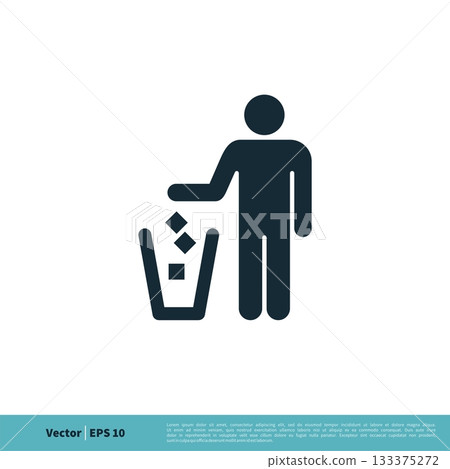 Thrash Can / Recycle Icon Vector Logo Template Illustration Design. Vector EPS 10. Thrash Can / Recycle Icon Vector Logo Template Illustration Design. Vector EPS 10. 133375272