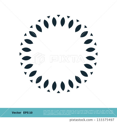 Abstract Decoration Flower Icon Vector Logo Template Illustration Design. Vector EPS 10. 133375497