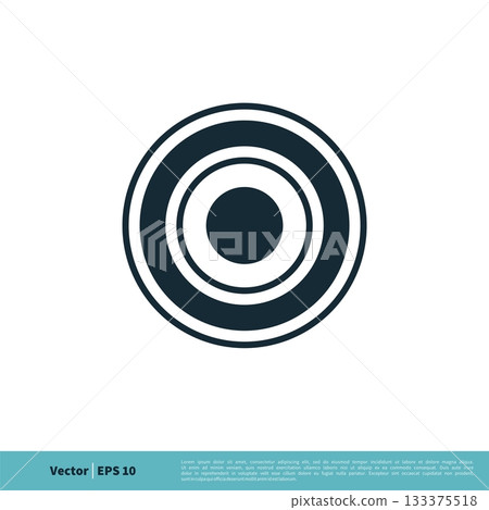 O Letter Target Icon Vector Logo Template Illustration Design. Vector EPS 10. O Letter Target Icon Vector Logo Template Illustration Design. Vector EPS 10. 133375518
