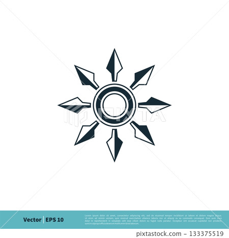 Abstract Star Ornamental Icon Vector Logo Template Illustration Design. Vector EPS 10. 133375519
