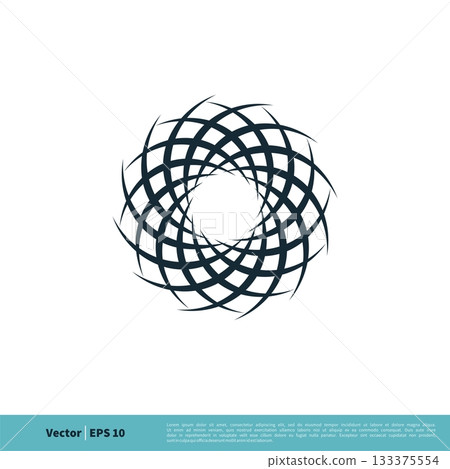 Flower Ornamental Decorative Icon Vector Logo Template Illustration Design. Vector EPS 10. 133375554