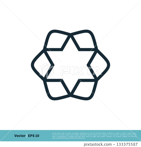 Star Ornamental Decorative Icon vector Logo Template Illustration Design. Vector EPS 10. Star Ornamental Decorative Icon vector Logo Template Illustration Design. Vector EPS 10. 133375587