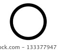 黑色圓圈向量圖標 133377947