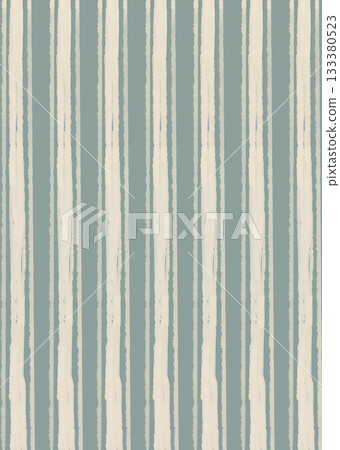 Christmas abstract background with blue and beige stripes. Hand drawn illustration for design, print, fabric or background. 133380523