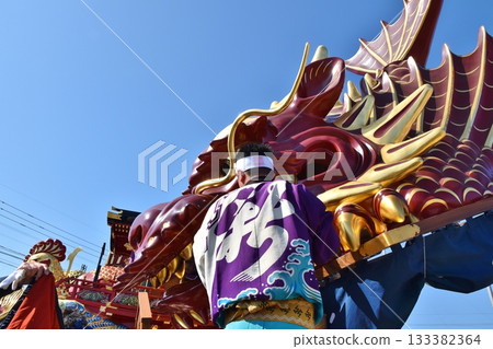 Scene from the Karatsu Kunchi festival in Saga 133382364