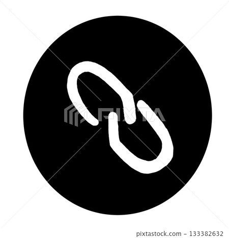 Link illustration black Link illustration black 133382632